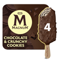 MAGNUM Gelado em barra chocolate cookies 292 g