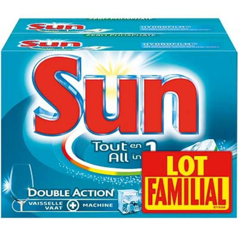 SUN Tablettes lave-vaisselle Tout En 1 2 x 30 unités