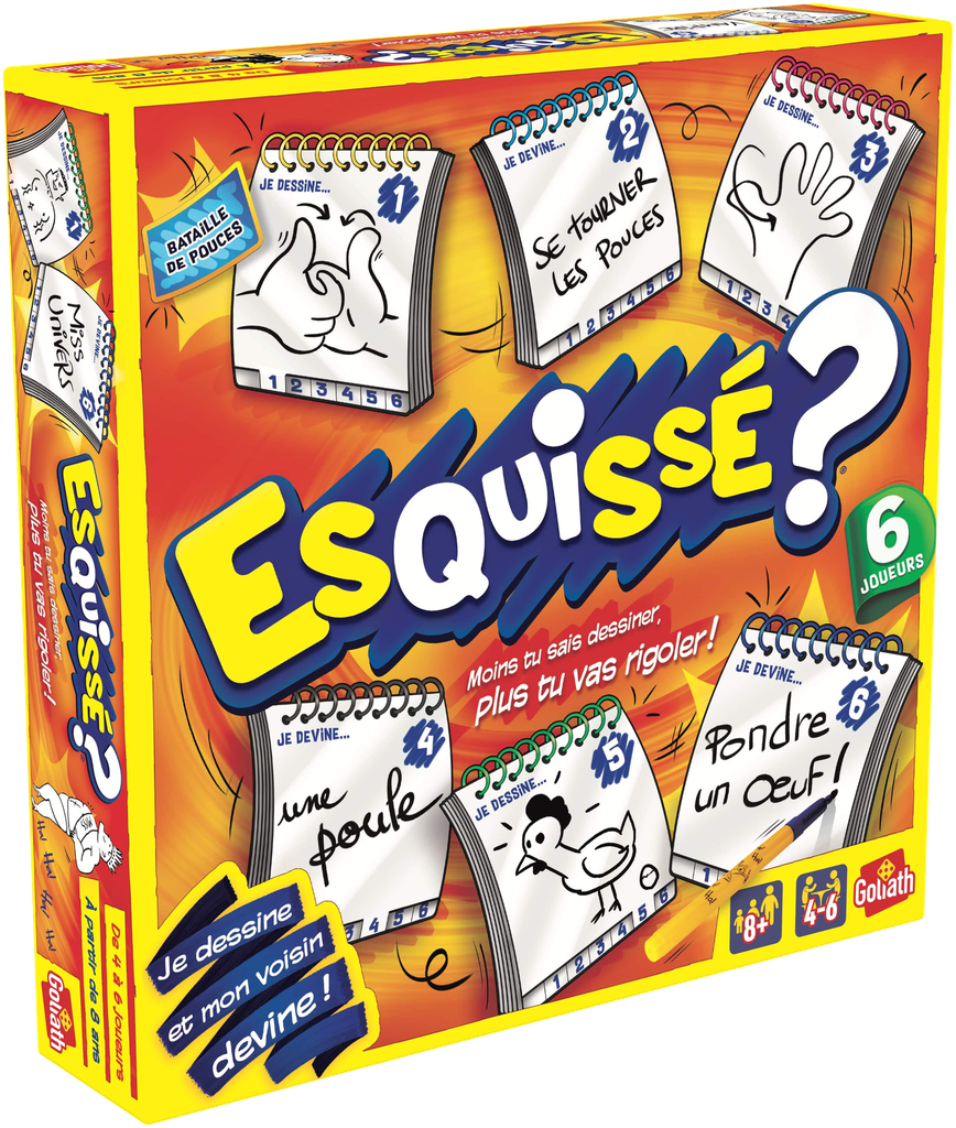 GOLIATH Esquisse Board Game 6 Players per box