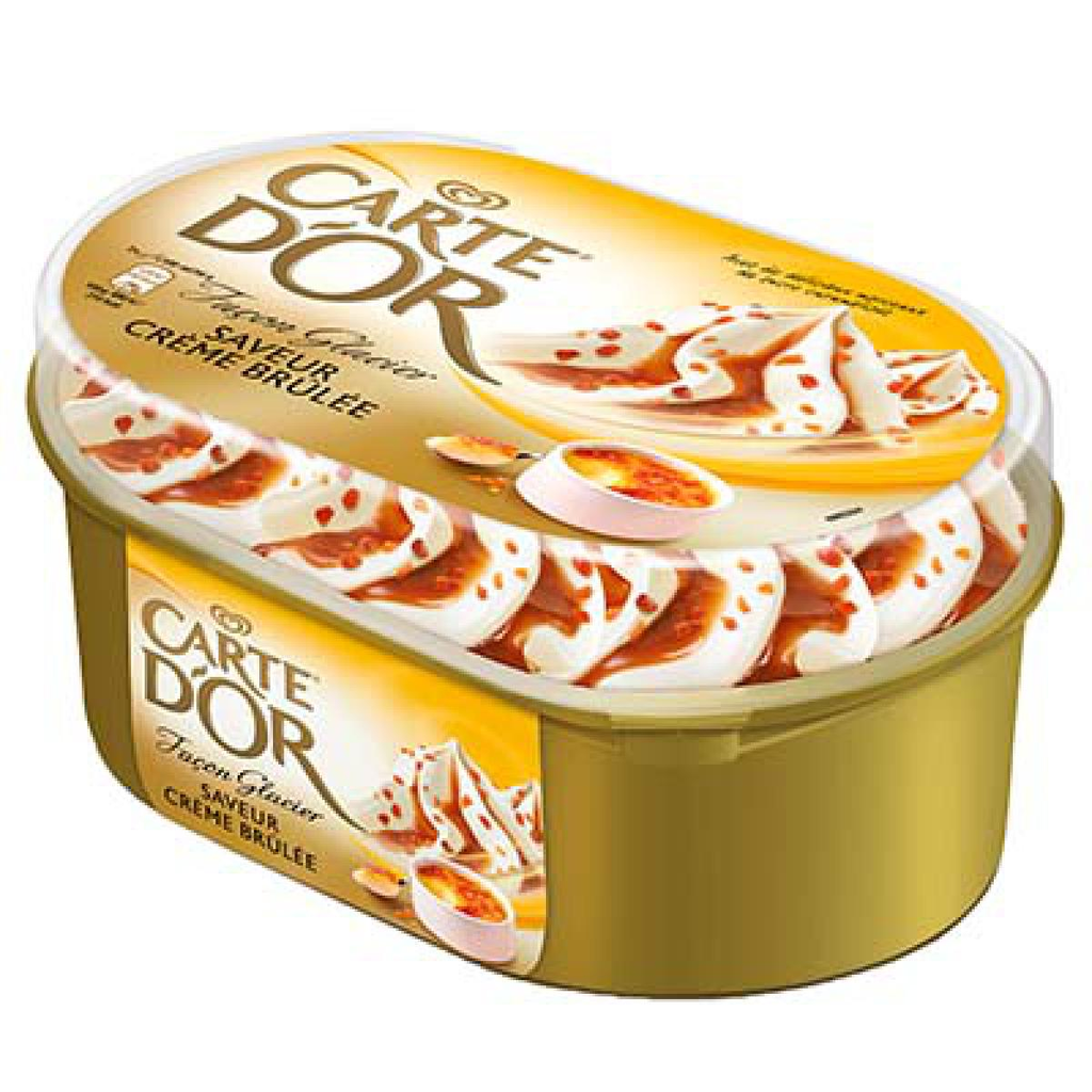 CARTE D'OR Crème Brûlée Ice Cream 900 ml (500 g)