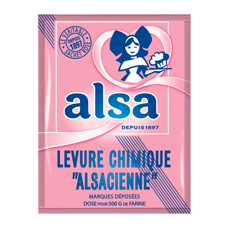Alsa Levure Chimique Alsacienne : Les 8 Sachets De 11 G