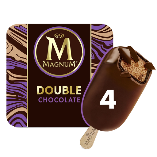 [8712100845123] MAGNUM Glace bâtonnet Double Chocolat 276 g