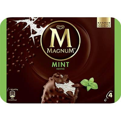 [8712100864964] MAGNUM Bâtonnet Menthe X4 312 g