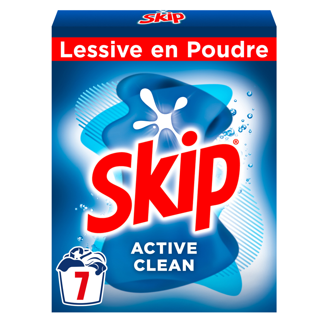 SKIP Lessive en Poudre Active Clean 536 g
