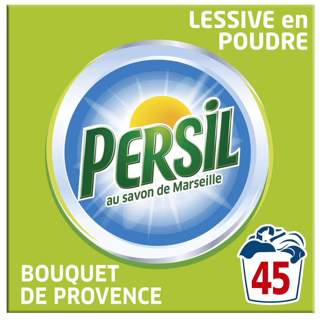 PERSIL Lessive en poudre au Savon de Marseille Bouquet de Provence 3,15 kg