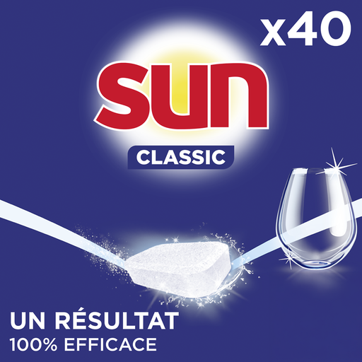 [8712561770897] SUN Classic Standard Hydrofilm Dishwasher Tablets 40 doses