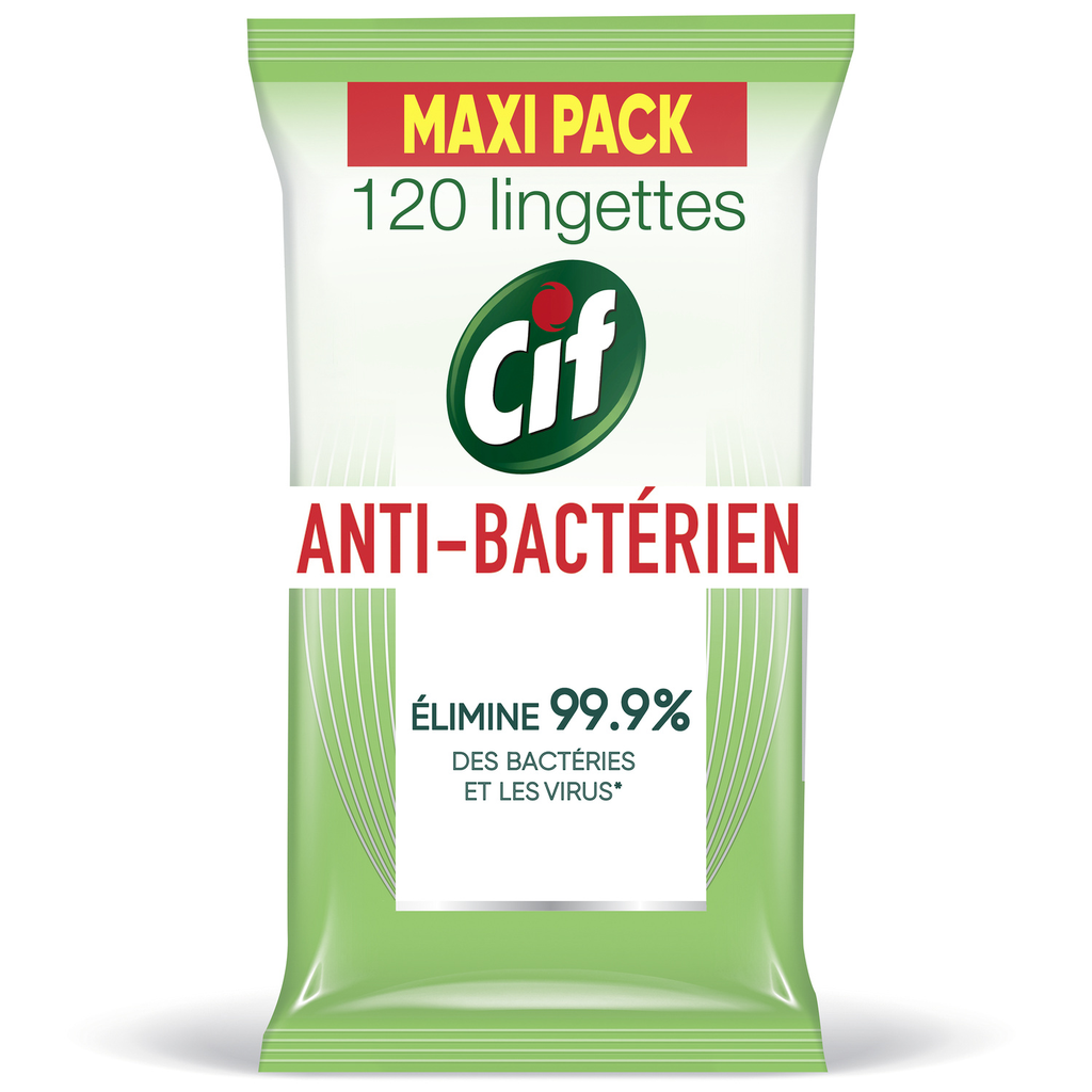 CIF Antibacterial Multi-Purpose Cleaning Wipes 120 wipes