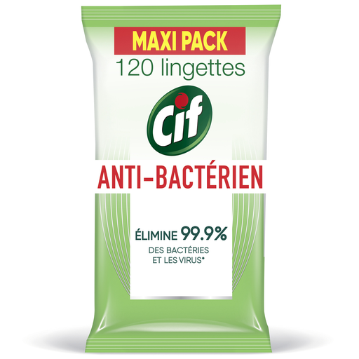 [8712561857796] CIF Toallitas limpiadoras antibacterianas multiusos 120 toallitas