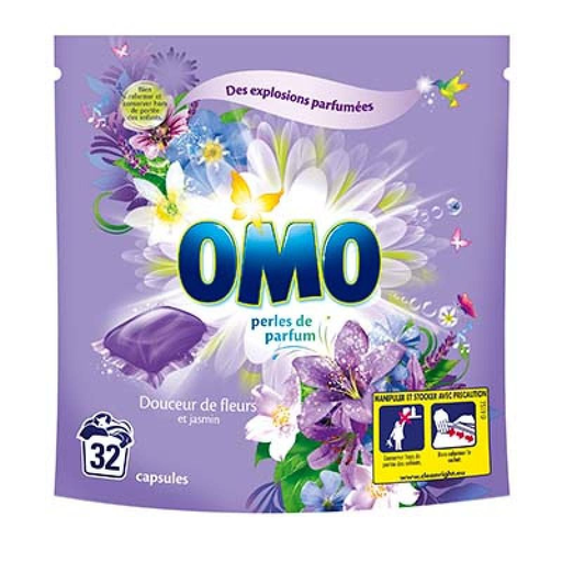 [8712561925631] OMO 32 Capsules Lessive Fl Doy 24.5 ml