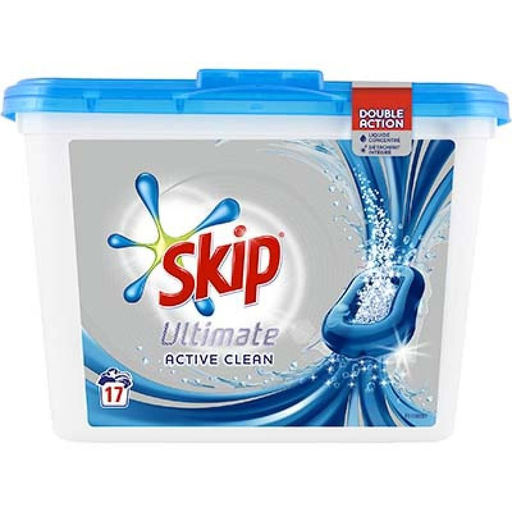 [8712561926669] SKIP Capsules Lessive Active Clean 17 Capsules