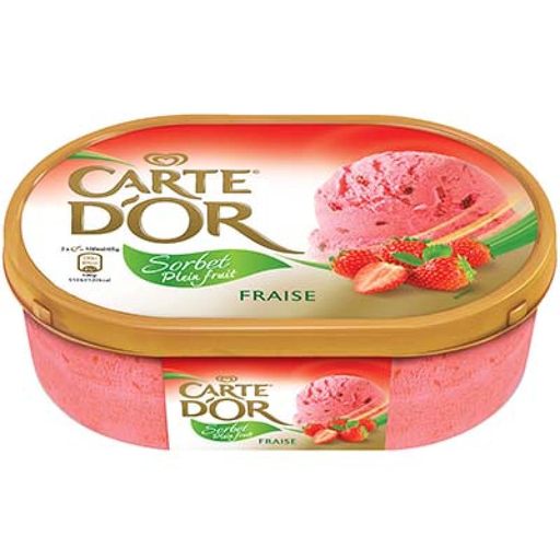 [8712566118427] CARTE D'OR Strawberry Sorbet 1 L