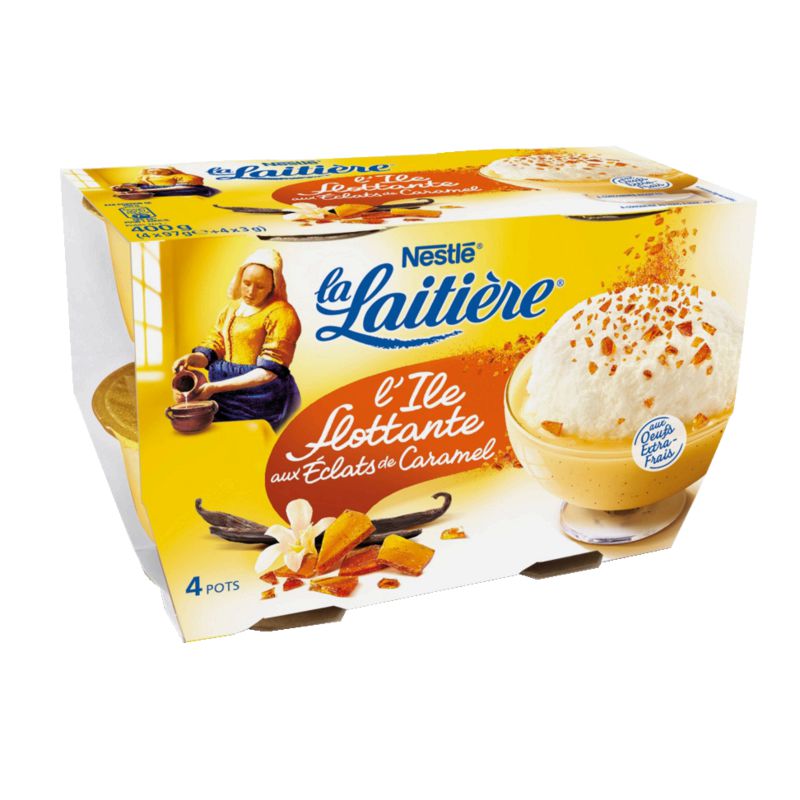 Nestle Lait.Ile Flot.Ecl.Cara.4X100G