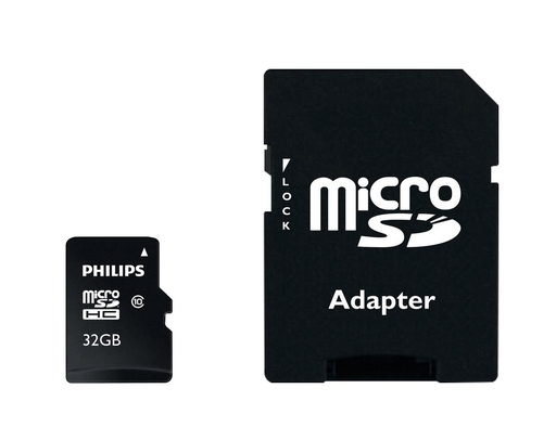 [8712581667566] PHILIPS Cartão Micro SD FM32MP45B/10 32GB
