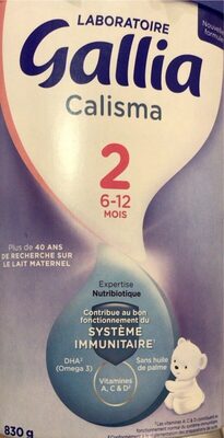 Gallia Calisma 2 Milk Powder 2nd Age From 6 Months 830g