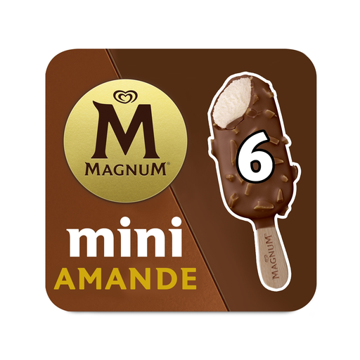 [8714100635650] MAGNUM Mini Almond Ice Cream Stick 276 g