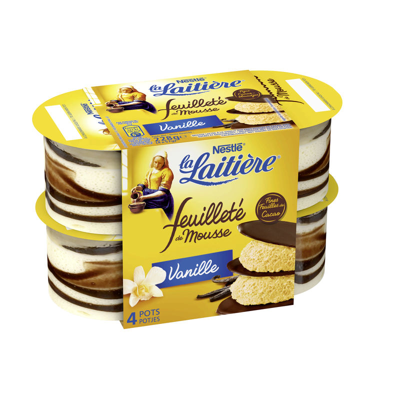 Nestle Lait.Feuille.Mousse Van 4X57G