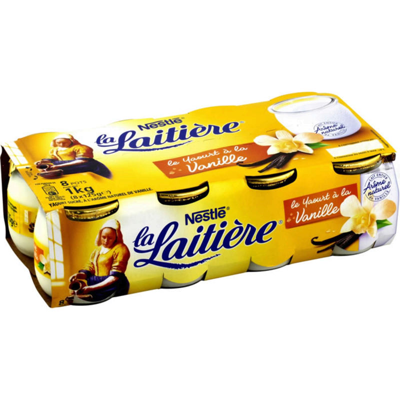 Nestle Laitiere Yaourt Vanille 8X125G