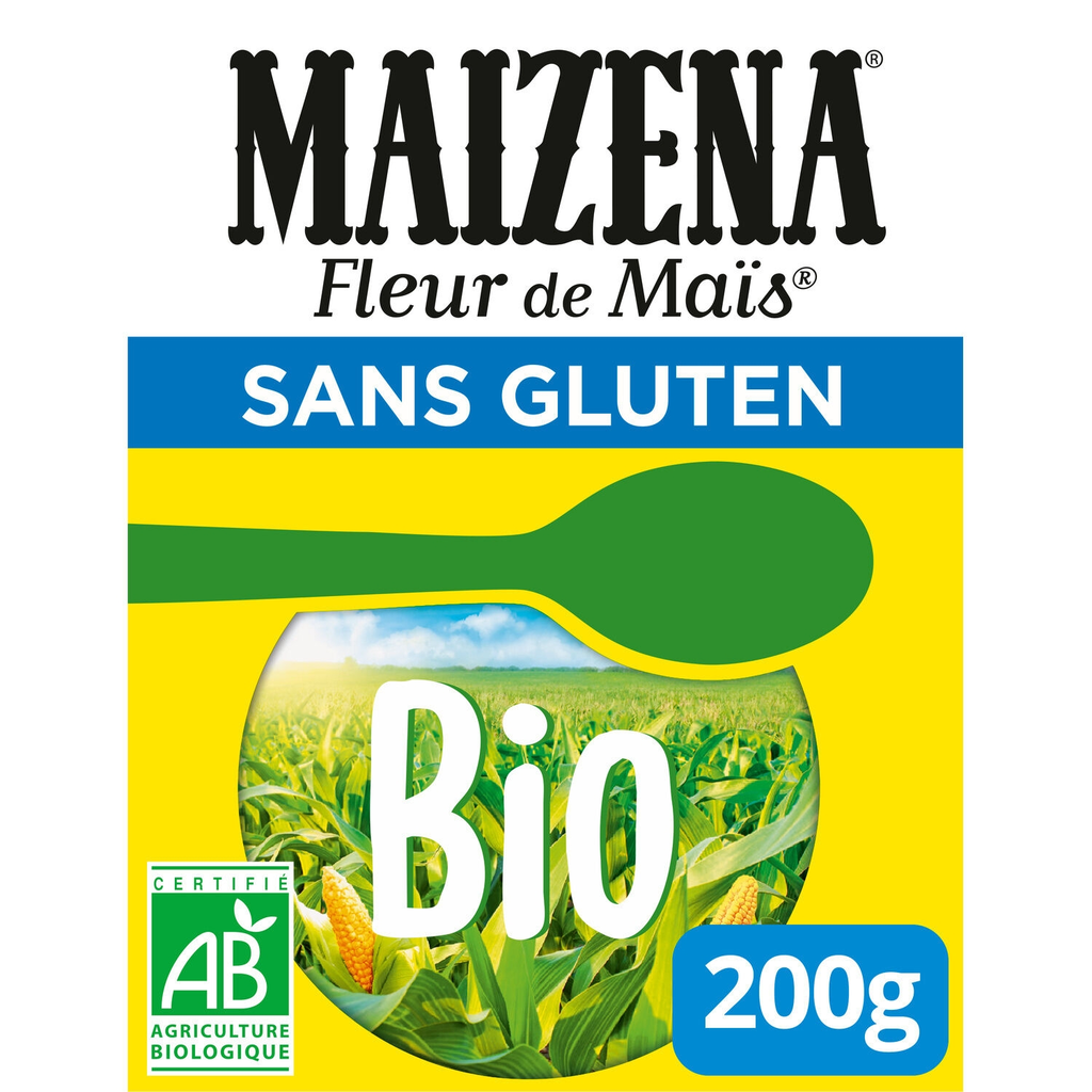 MAIZENA Corn starch culinary preparation gluten-free Organic 200 g