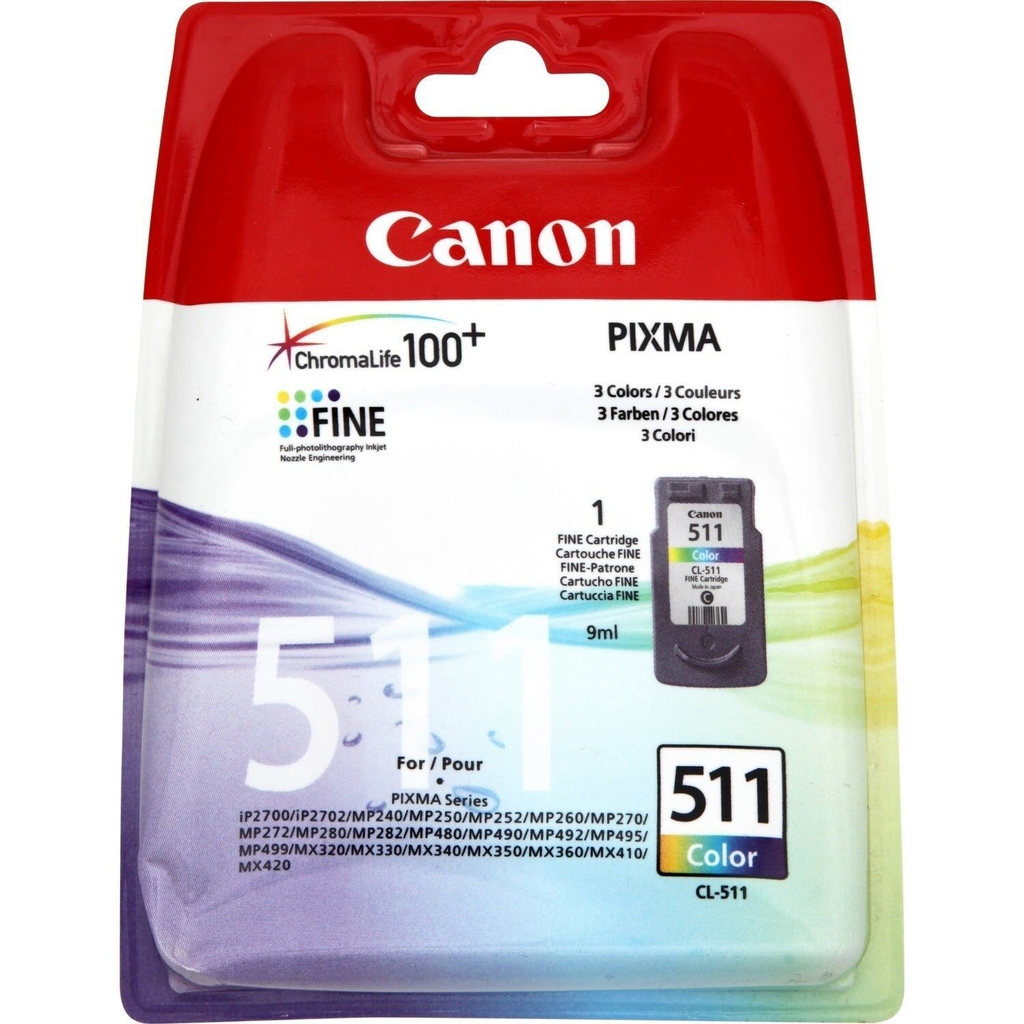 Canon Cartouche D'Encre Couleurs Pixma N°511