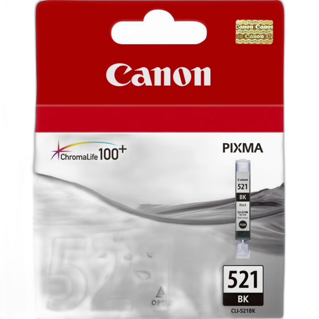 Canon Cartouche D'Imprimante Cli-521 Bk - Noir
