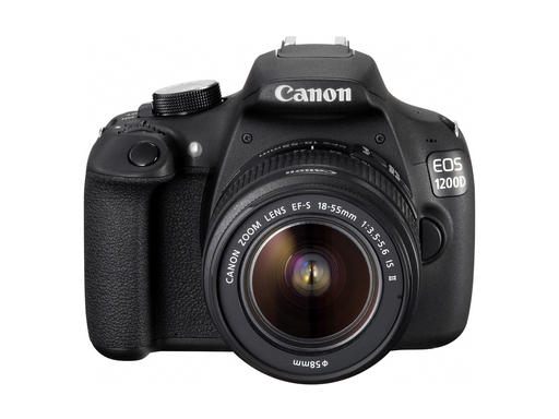 [8714574618265] CANON EOS 1200D + EF-S 18-55mm Kit de câmara SLR 18 MP CMOS 5184 x 3456 píxeis Preto