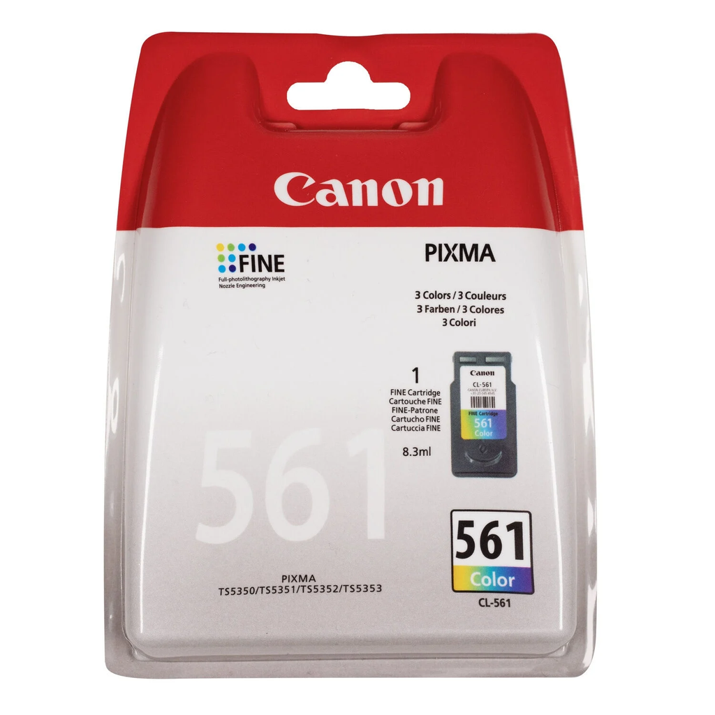 Canon Cartouche Imprimante Crg Cl-561 Couleur
