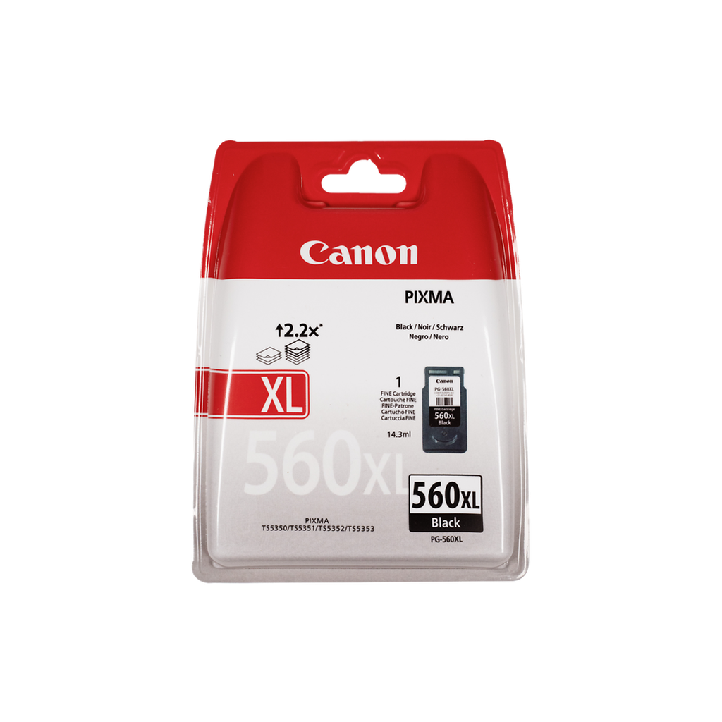Canon Cartouche Imprimante Crg Pg-560Xl Bl Sec