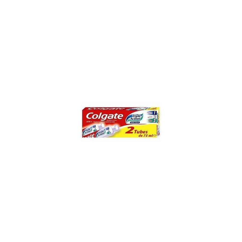 COLGATE Triple Action Toothpaste 2x75ml