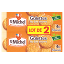 ST MICHEL Galettes pur beurre fraîcheur 2 paquets de 130 g