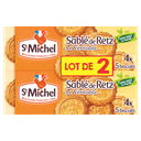 ST MICHEL Galletas Sablés de Retz 2 paquetes de 120 g
