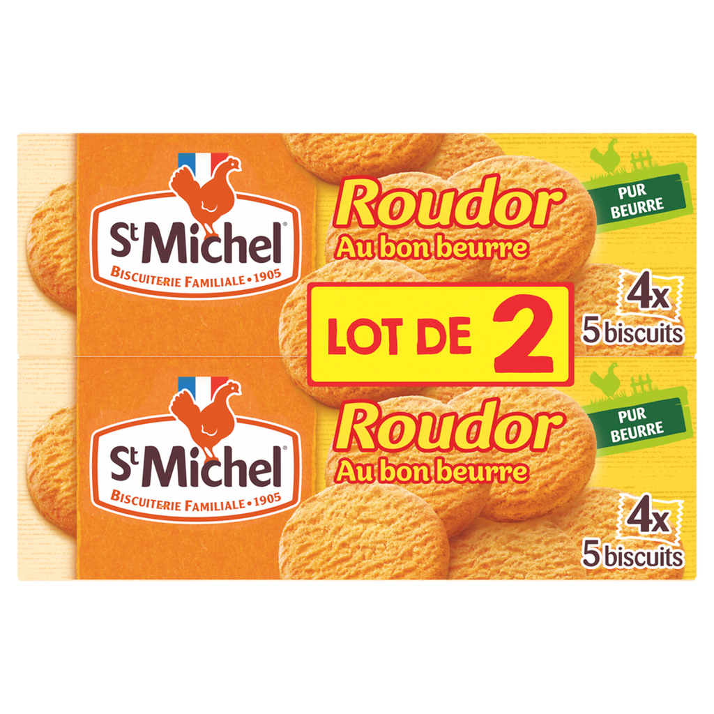 ST MICHEL Roudor crispy and melting palets 2x150g