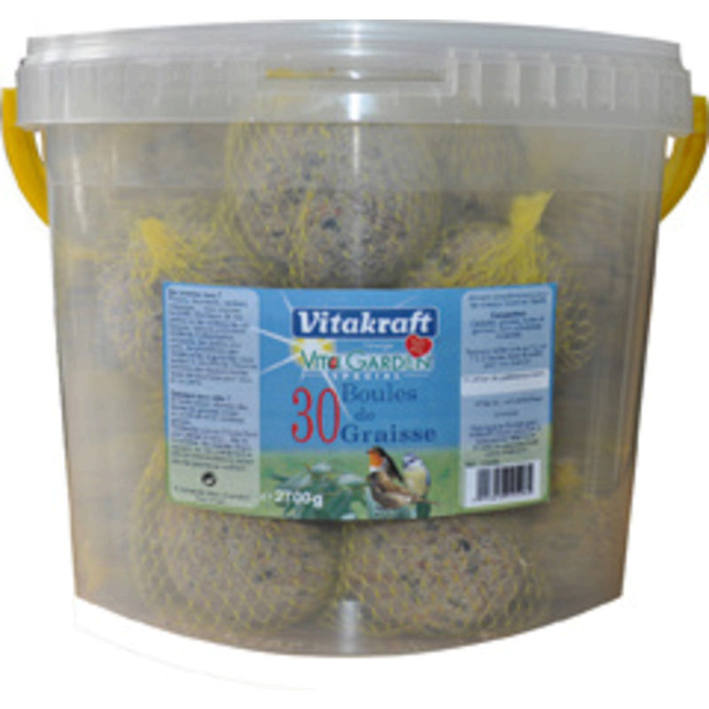 Vitakraft Seau Boules De Graisse Oiseaux : Le Pot 2700 G