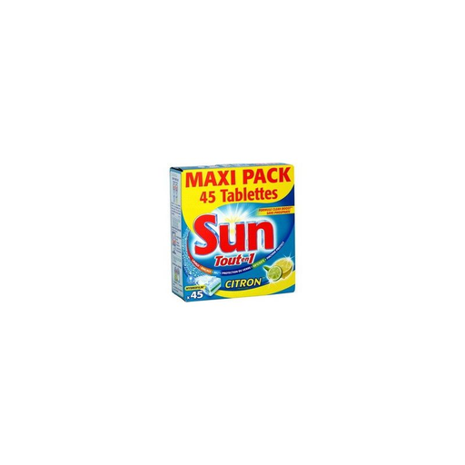 [8718114380827] SUN Tablettes Lave-Vaisselle Tout en 1 Citron 45 Tablets