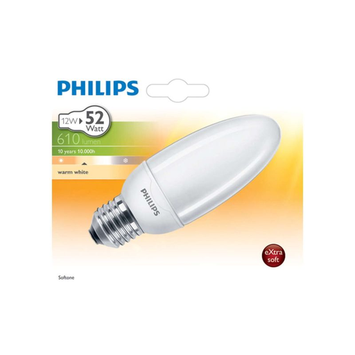 [8718291143727] PHILIPS Lâmpada Fluorescente Chama 12W E27