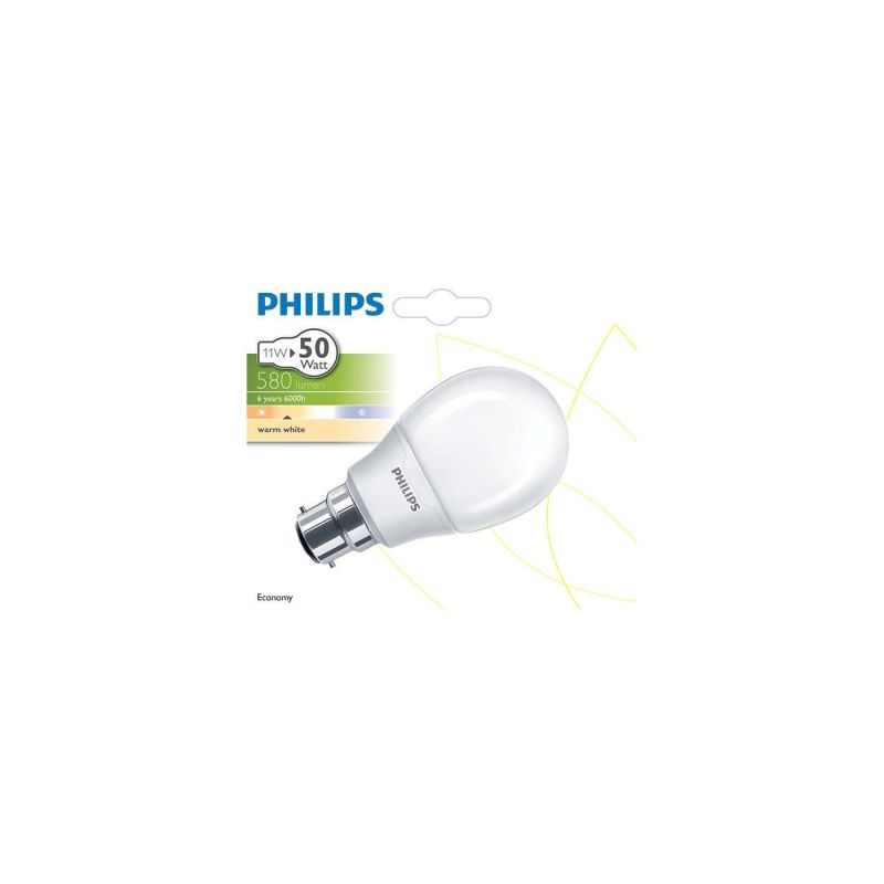 PHILIPS Ampoule Fluocompacte Standard 11W E27