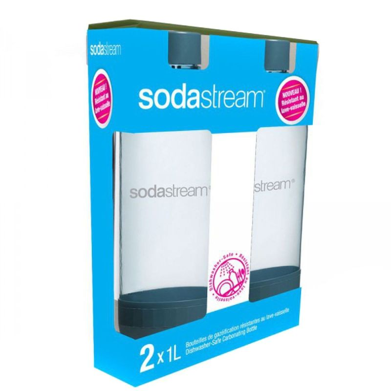 SODASTREAM Set of 2 Dishwasher Safe Bottles 1 L