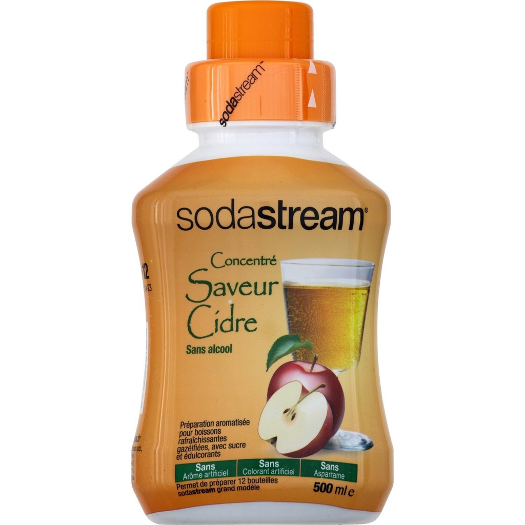 SODASTREAM Concentré Saveur Cidre Sans Alcool 500 ml