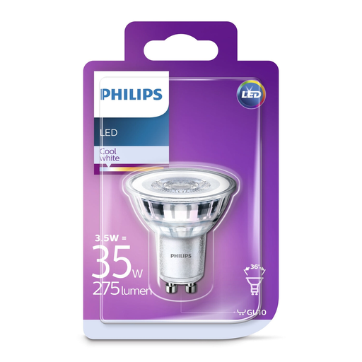 [8718696562703] PHILIPS Ampoule LED classic 35W GU10 CW l'ampoule