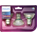 PHILIPS Spot LED 4,6W GU10 220-240V, les 3 ampoules