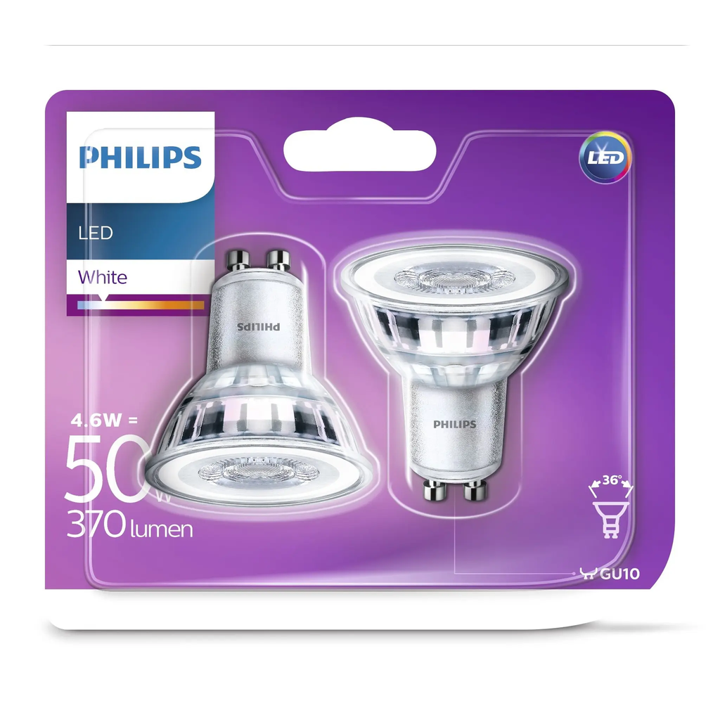 PHILIPS Ampoule led GU10 spot 50w cool light