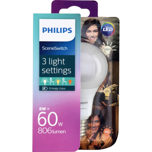 [8718696588840] PHILIPS Bombilla Led 8W E27 240V 1 unidad