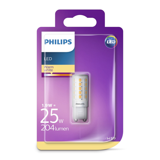 [8718696734469] PHILIPS Bombilla Led G9 Cápsula Blanco Cálido 25W