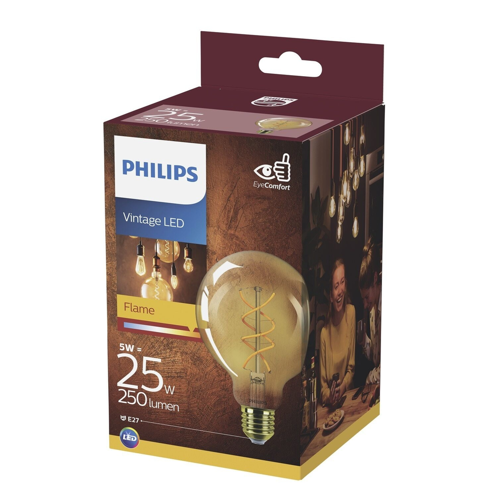 PHILIPS LED Globe Vintage Filament Bulb 1 bulb