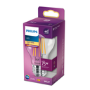 PHILIPS Ampoule LED Standard E27 75W Blanc Chaud Claire Verre l'unité