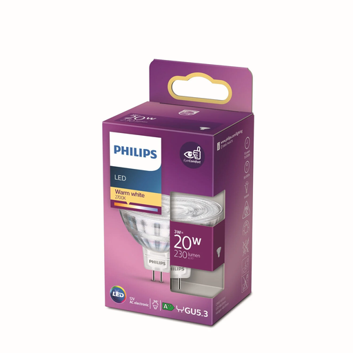[8718699773915] PHILIPS LED Bulb GU5.3 Spot Warm White 20W
