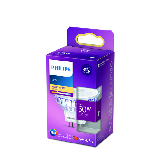 [8718699773977] PHILIPS LED Bulb GU5.3 Spot Warm White 7W per unit