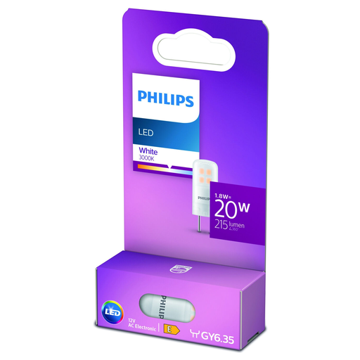 [8718699787554] PHILIPS LED Bulb GY6.35 Capsule White 20W 1 unit