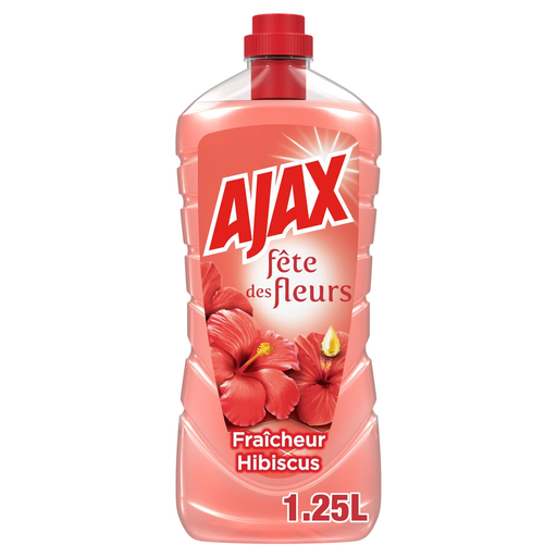 [8718951324589] AJAX Nettoyant sol fleur hibiscus 1,250 ml
