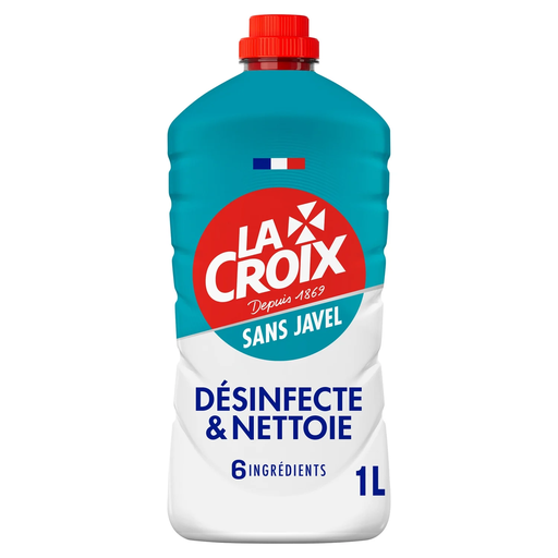 [8718951437258] LA CROIX Nettoyant Ménager Multi-Surfaces Désinfectant Frais Sans Javel 1 L