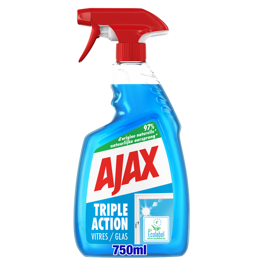 [8718951546615] AJAX Limpa Vidros tripla ação Ecolabel 750 ml